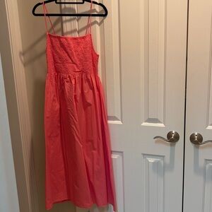 Faithfull the Brand Pink Strapless Dress